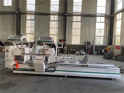 Electric Double Mitre PVC Profile Cutting Saw