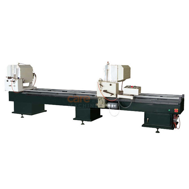Double-head automatic cutting saw for PVC profile